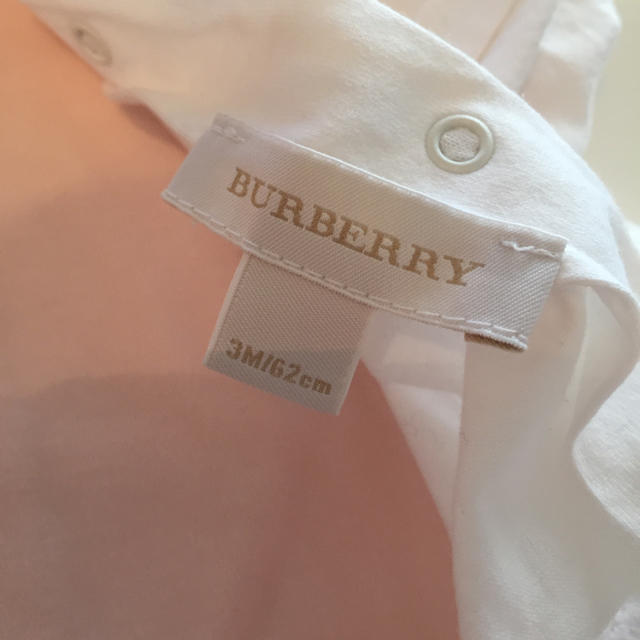 BURBERRY(バーバリー)のユッピー様購入予定 Burberry ベビーロンパース キッズ/ベビー/マタニティのベビー服(~85cm)(ロンパース)の商品写真