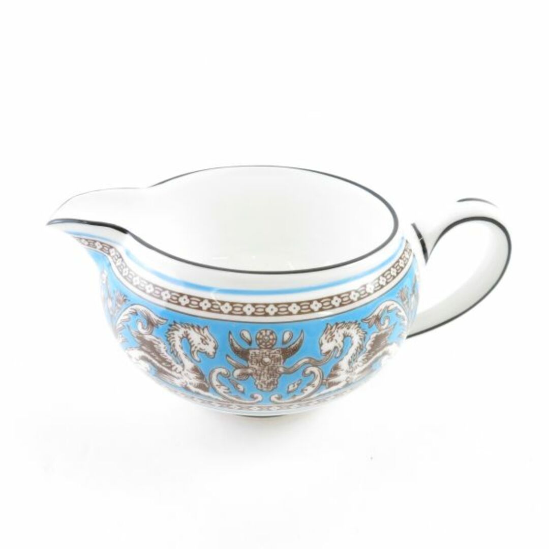 未使用 WEDGWOOD ウェッジウッド フロレンティーンターコイズ クリーマー 1点 クリーム ミルク 英国 SY5568A1