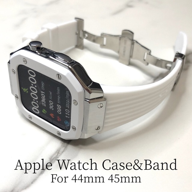 hsh★アップルウォッチバンド ラバーベルト カバー　Apple Watch