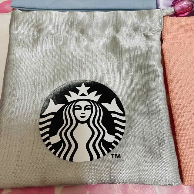 Starbucks(スターバックス)のスターバックス　ミニ巾着3枚セット レディースのファッション小物(ポーチ)の商品写真