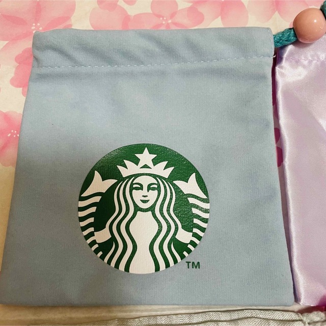 Starbucks(スターバックス)のスターバックス　ミニ巾着3枚セット レディースのファッション小物(ポーチ)の商品写真