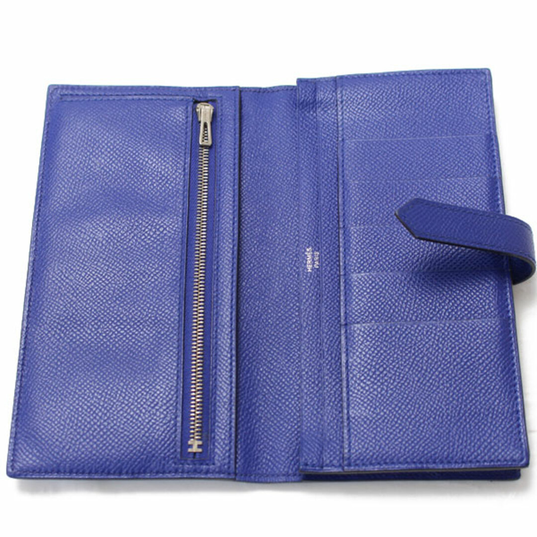 HERMES エルメス ベアンスフレ オーダー品 長財布 Bleu Electrique H039785CK 7T ユニセックス □P刻印 Ω（２０１２年） 2