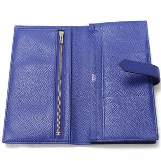 HERMES エルメス ベアンスフレ オーダー品 長財布 Bleu Electrique H039785CK 7T ユニセックス □P刻印 Ω（２０１２年）