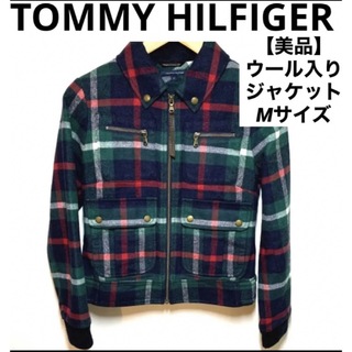 TOMMY HILFIGER - 【未使用に近い・美品•ウール入り】TOMMY HILFIGER