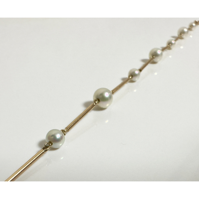 MIKIMOTO(ミキモト)のMIKIMOTO  アコヤ真珠ブレスレット  K14 レディースのアクセサリー(ブレスレット/バングル)の商品写真