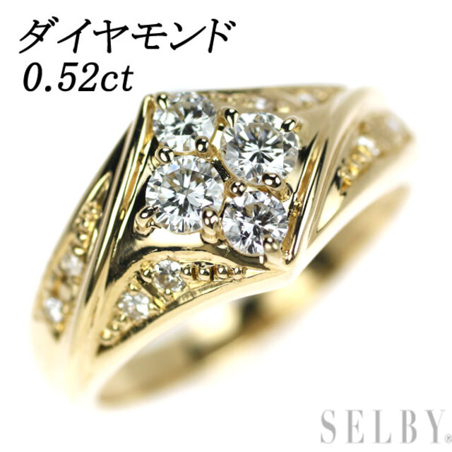 K18YG ダイヤモンド リング 0.52ct | myglobaltax.com