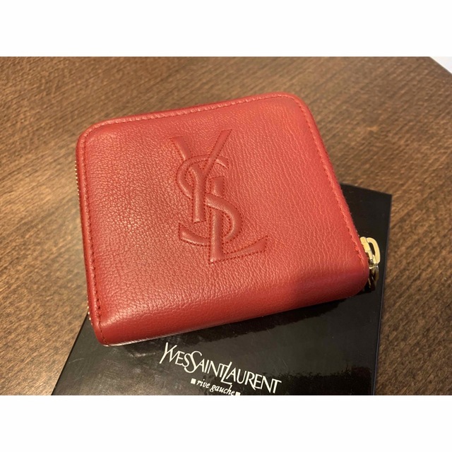 Saint Laurent(サンローラン)の【未使用に近い/箱有り】サンローラン 二つ折り財布 レディースのファッション小物(財布)の商品写真