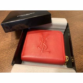 サンローラン(Saint Laurent)の【未使用に近い/箱有り】サンローラン 二つ折り財布(財布)