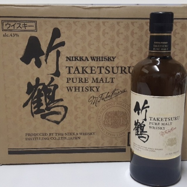 ニッカ竹鶴ピュアモルト700ml×12本/1ケース食品/飲料/酒