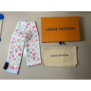 ルイヴィトン(LOUIS VUITTON)の☆極美品☆ ルイヴィトン スカーフ バンドー サマーウインター M76431(バンダナ/スカーフ)