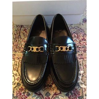 売切り特価 【超美品】CELINE トリオンフ ローファー 26cm - ドレス