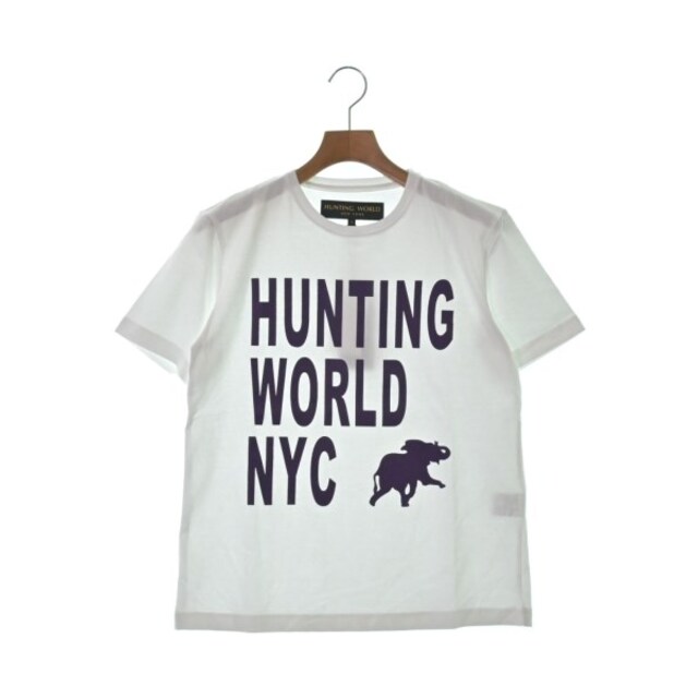 HUNTING WORLD(ハンティングワールド)のHUNTING WORLD ハンティングワールド Tシャツ・カットソー S 白 【古着】【中古】 メンズのトップス(Tシャツ/カットソー(半袖/袖なし))の商品写真