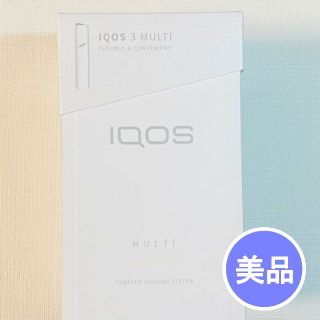 アイコス(IQOS)のNo.2649 【美品】アイコス3 マルチ スターターキット ホワイト(タバコグッズ)