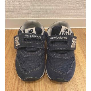 ニューバランス(New Balance)の【ぼんた様専用】ニューバランス　ネイビー×シルバー　13.5cm(スニーカー)