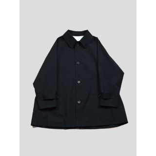 COMOLI - sowell コットンギャバジンハーフコート ブラック 1の通販