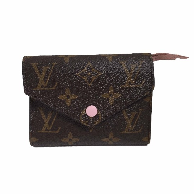 ルイヴィトン M62360 コインケース ローズ・バレリーヌ  LOUIS VUITTON ポルトフォイユ・ヴィクトリーヌ モノグラム