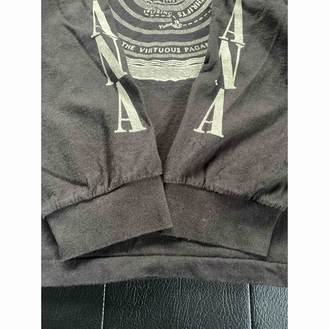 90'S NIRVANA ロンTシャツ　ブラック　サイズXL  USA製 メンズのトップス(Tシャツ/カットソー(七分/長袖))の商品写真