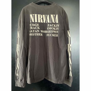 90'S NIRVANA ロンTシャツ ブラック サイズXL USA製の通販 by BB's 
