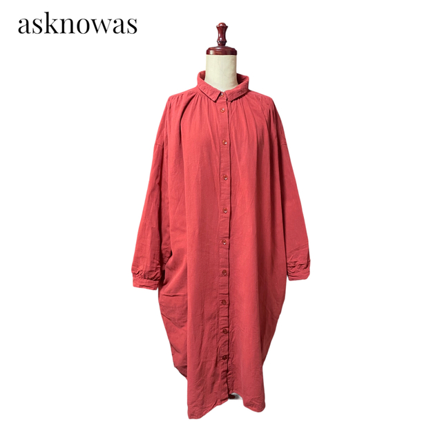 AS KNOW AS(アズノウアズ)の【asknowas】シャツワンピース　アズノウアズ レディースのワンピース(ロングワンピース/マキシワンピース)の商品写真