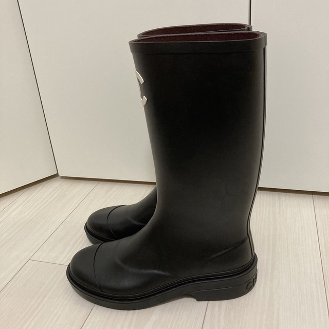 CHANEL - CHANEL レインブーツ ロングブーツ 長靴 38の通販 by SUN's