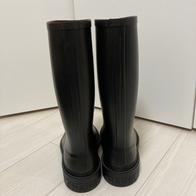 CHANEL レインブーツ ロングブーツ 長靴 38 | hartwellspremium.com