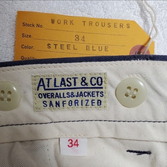 アットラスト ワークパンツ 34 STB ブッチャープロダクツ TIMEWORN