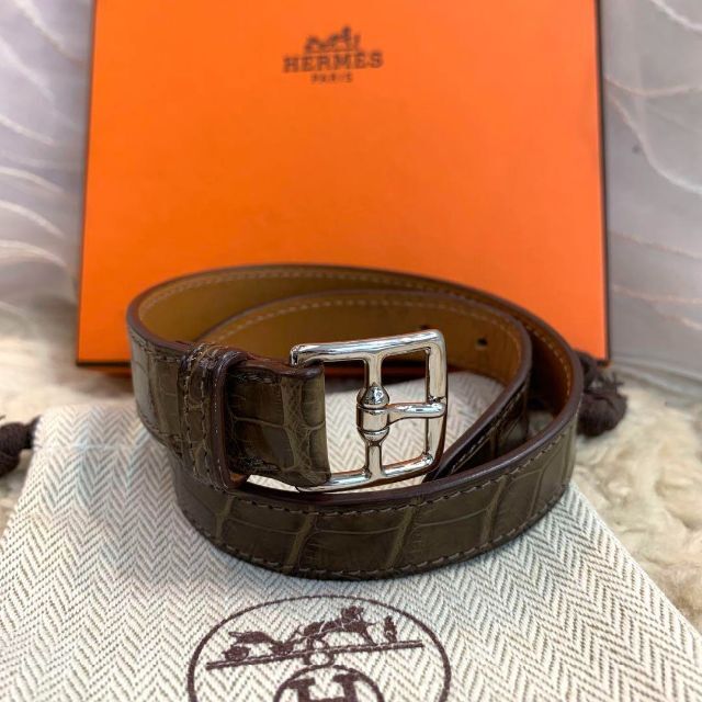 ☆入手困難☆HERMES エトリヴィエールGM アリゲーター ブレスレット