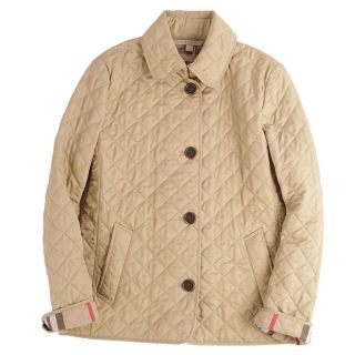 バートン(BURTON)のバーバリー ブリット BURBERRY BRIT ジャケット カバーオール キルティング 中綿入り 裏チェック アウター レディース M ベージュ(その他)