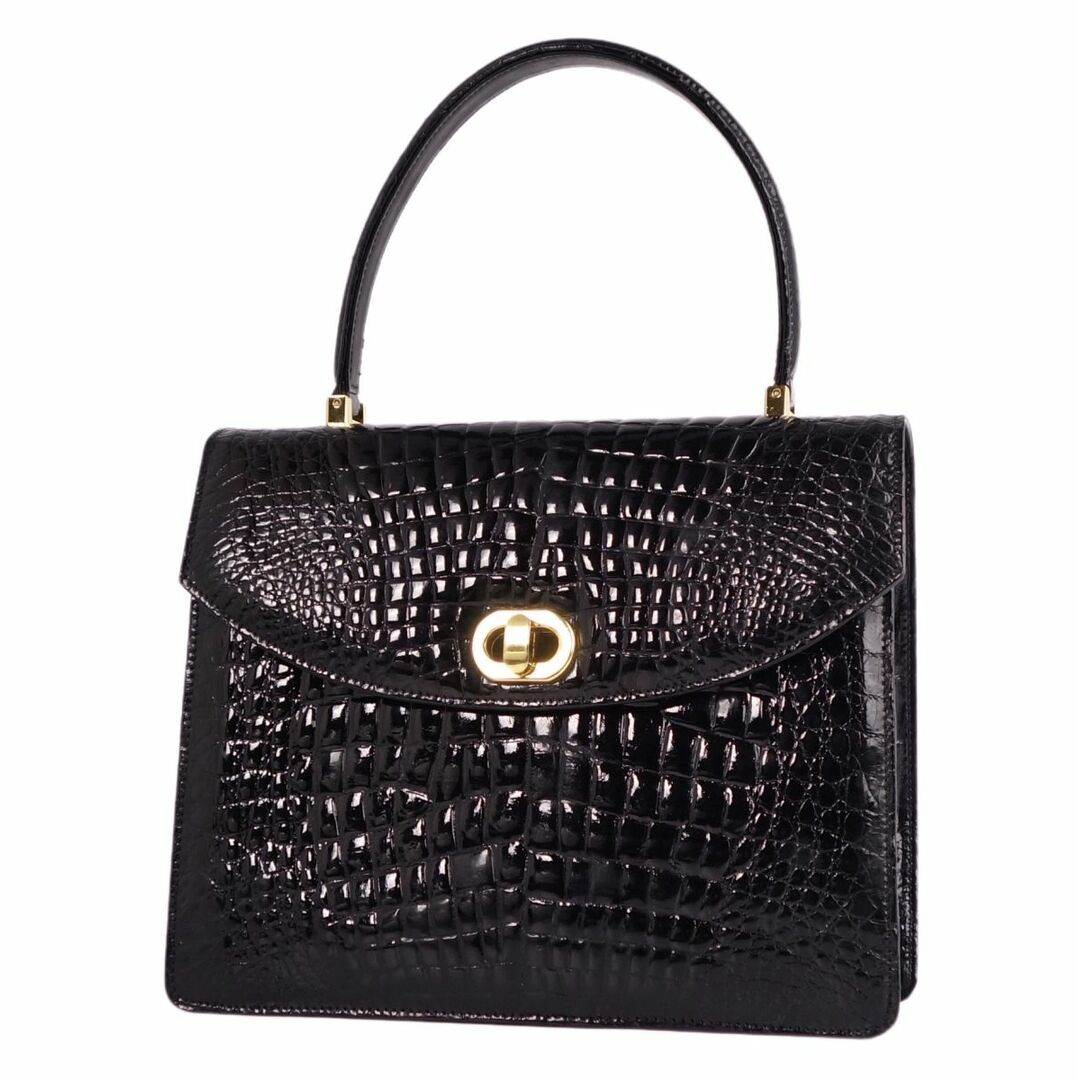 最終値下げ品 美品 クロコダイル CROCODILE バッグ ハンドバッグ
