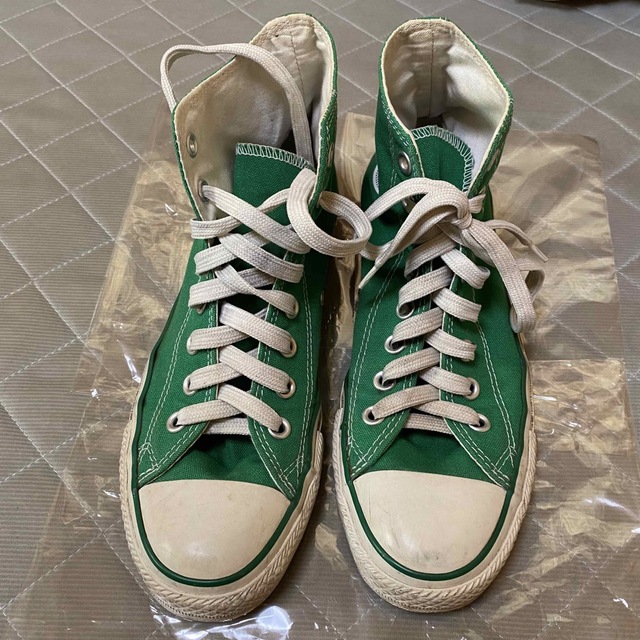 CONVERSE(コンバース)のCONVERSE All Star green 1J791 high cut メンズの靴/シューズ(スニーカー)の商品写真