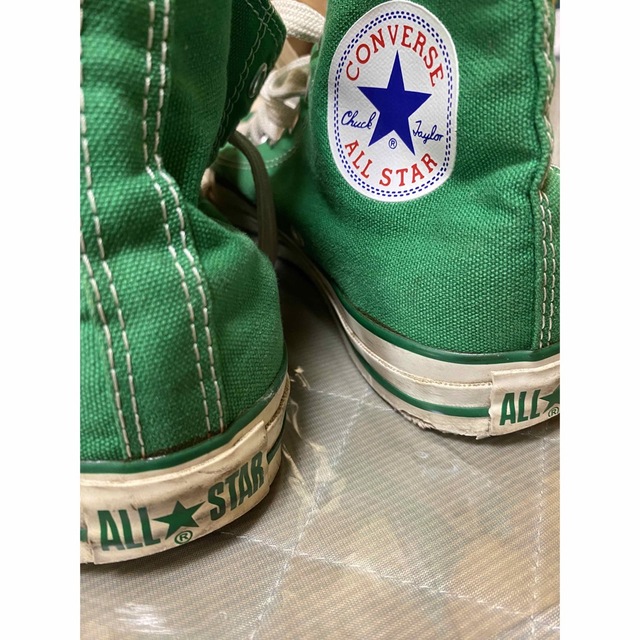 CONVERSE(コンバース)のCONVERSE All Star green 1J791 high cut メンズの靴/シューズ(スニーカー)の商品写真