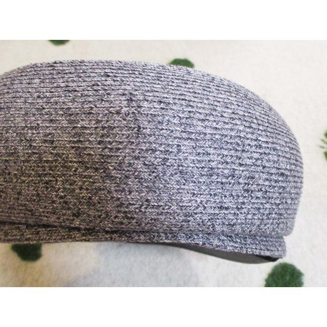 Y's(ワイズ)の美品 Y’ｓ ワイズ ペーパーブレード　コンビキャスケット帽　グレー レディースの帽子(ハンチング/ベレー帽)の商品写真