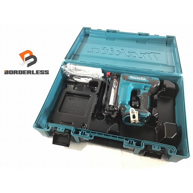 自動車/バイク☆品☆makita マキタ 18V 充電式タッカ ST421D 本体 ケース付き タッカー エアーツール ※ケースはST001GZKです 67852