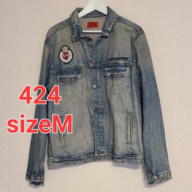 424 DISCOVERE DENIM TRUCKER JACKET - Gジャン/デニムジャケット