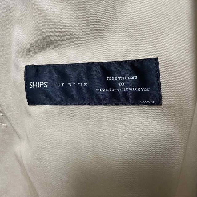 SHIPS(シップス)のships シップス メンズ トレンチ コート ベージュ S USED メンズのジャケット/アウター(トレンチコート)の商品写真