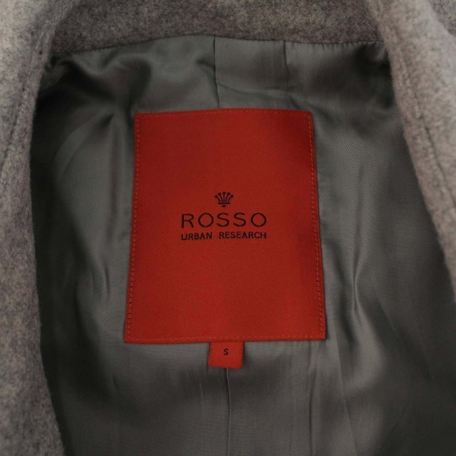 ROSSO(ロッソ)のROSSO HAMILTON WOOL 19AW ステンカラーコート S グレー メンズのジャケット/アウター(ステンカラーコート)の商品写真