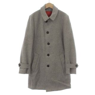 ロッソ(ROSSO)のROSSO HAMILTON WOOL 19AW ステンカラーコート S グレー(ステンカラーコート)