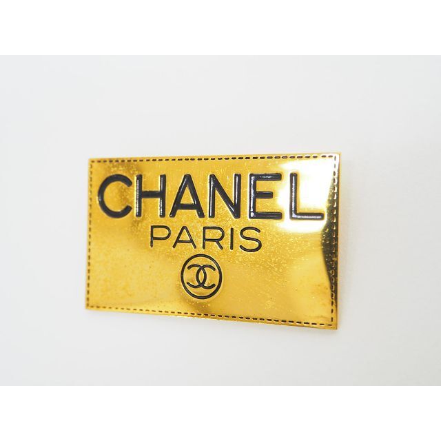CHANEL シャネル ヴィンテージ ロゴプレートブローチ ココマーク