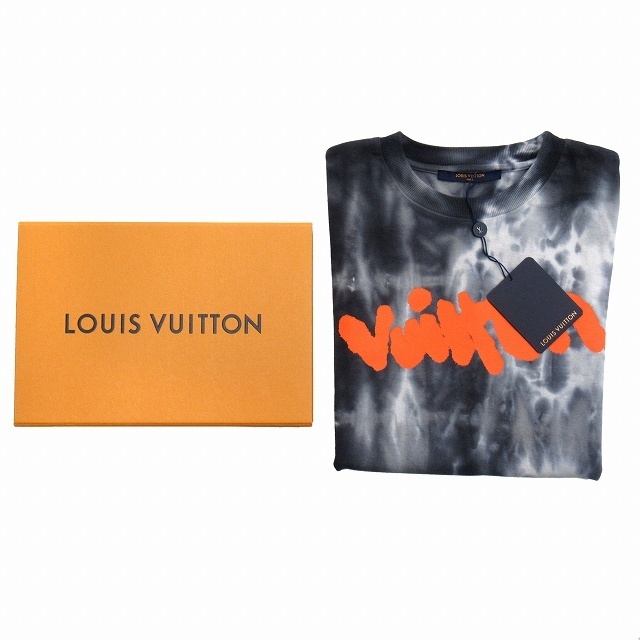 LOUIS VUITTON(ルイヴィトン)の22aw ルイヴィトン タイダイ染め ロゴ プリント Tシャツ カットソー◆３ メンズのトップス(Tシャツ/カットソー(半袖/袖なし))の商品写真