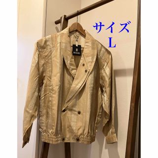 【新品】昭和レトロ 肩パッド付き メンズ ジャケット サイズL