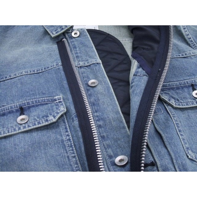 sacai - 限定セール!sacai side zip denim blouson デニムの通販 by