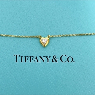 ティファニー(Tiffany & Co.)のティファニー　ダイヤモンドバイザヤード　ハートネックレス(ネックレス)