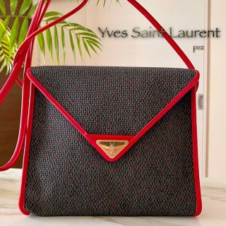 イヴサンローラン(Yves Saint Laurent)の極美品 正規品 イヴサンローラン レザーショルダーバッグ(ショルダーバッグ)