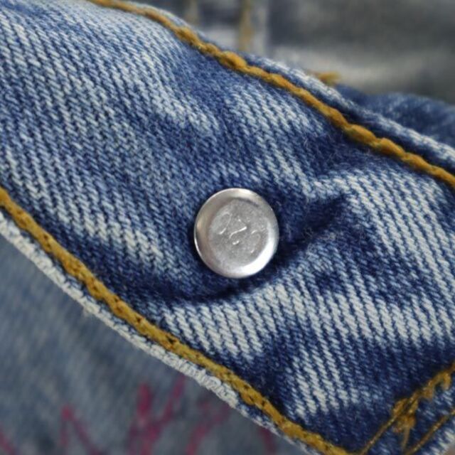 リーバイス 501 刺繍 ストレート デニムパンツ W31 Levi's ボタンフライ レディース   【230313】 9