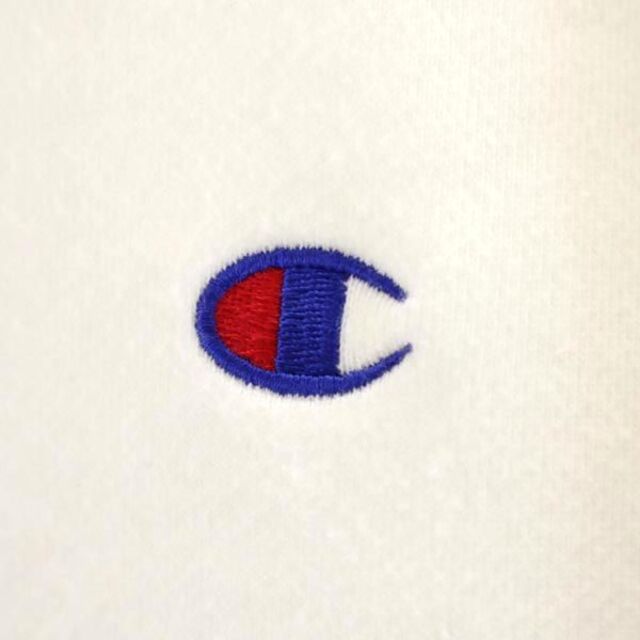 Champion(チャンピオン)のチャンピオン ワンポイント刺繍 スウェット M 白 Champion トレーナー メンズ 【中古】  【230313】 メンズのトップス(その他)の商品写真