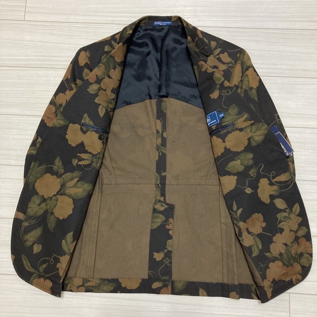 POLO RALPH LAUREN(ポロラルフローレン)の新品未 定価8万円■ラルフローレン■花柄 フラワー テーラードジャケット XL メンズのジャケット/アウター(テーラードジャケット)の商品写真