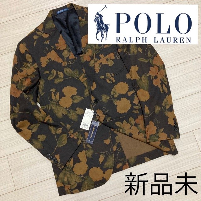 POLO RALPH LAUREN(ポロラルフローレン)の新品未 定価8万円■ラルフローレン■花柄 フラワー テーラードジャケット XL メンズのジャケット/アウター(テーラードジャケット)の商品写真