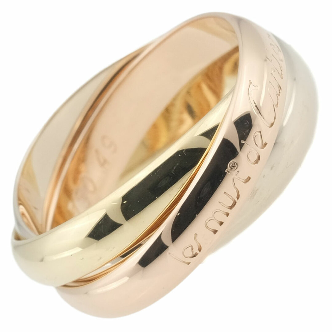 CARTIER】カルティエ トリニティ K18ゴールド×YG/WG/PG 9号 レディース