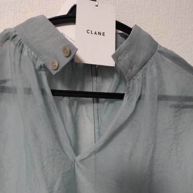 CLANE(クラネ)のclane シアー　ブラウス レディースのトップス(シャツ/ブラウス(長袖/七分))の商品写真