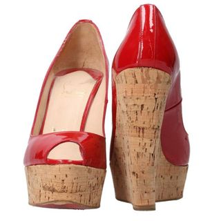 Christian Louboutin - クリスチャンルブタン オープントゥパテント